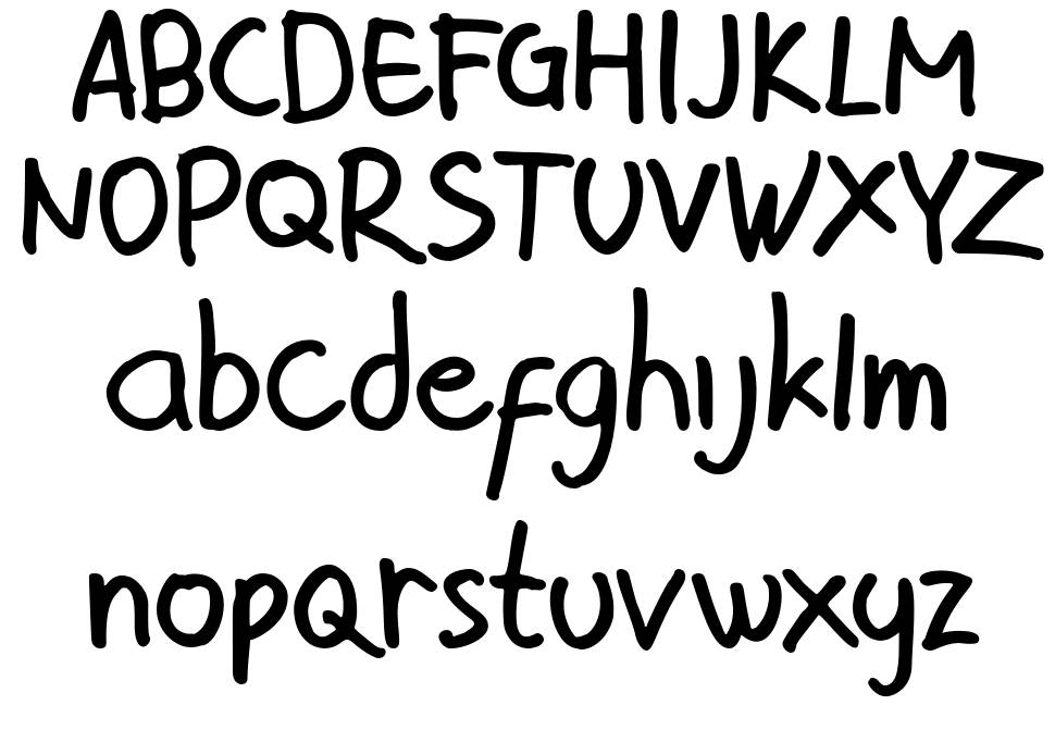 Tekerayak font specimens