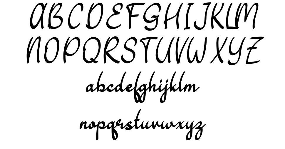 Tekhomazia フォント 標本