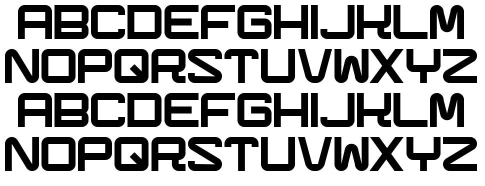 Teknikaler font specimens