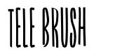 Tele Brush шрифт