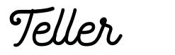 Teller шрифт
