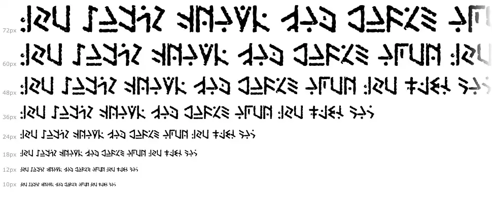 Temphis Style Temphis font by Cumberland Fontworks | FontRiver