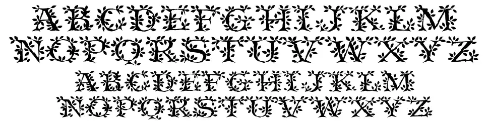 Tenderleaf font specimens