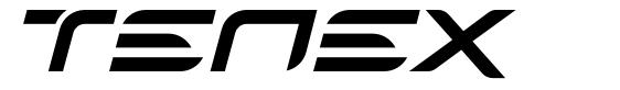Tenex шрифт