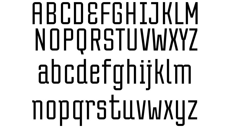 Tentram font Örnekler