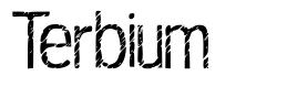 Terbium шрифт