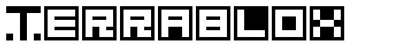 Terrablox schriftart