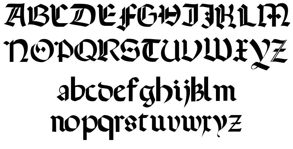 Terrotunda フォント 標本