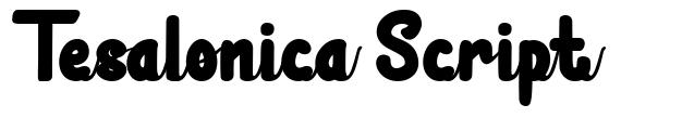 Tesalonica Script フォント