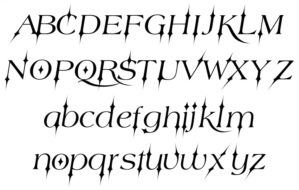 Testamentos Jed@font specimens