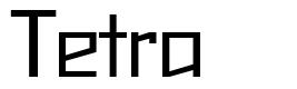 Tetra шрифт
