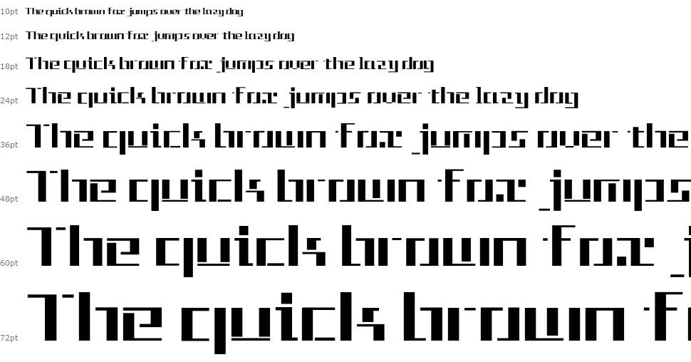 Tetris шрифт Водопад