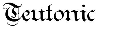 Teutonic 字形
