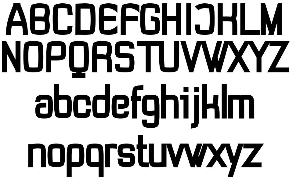 Tevegraphy font specimens