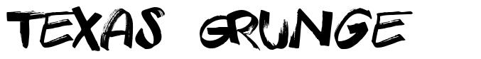 Texas Grunge шрифт