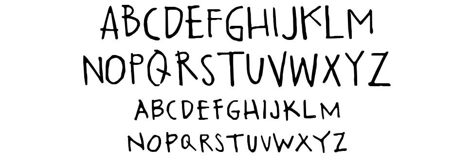 TF2 Professor font specimens