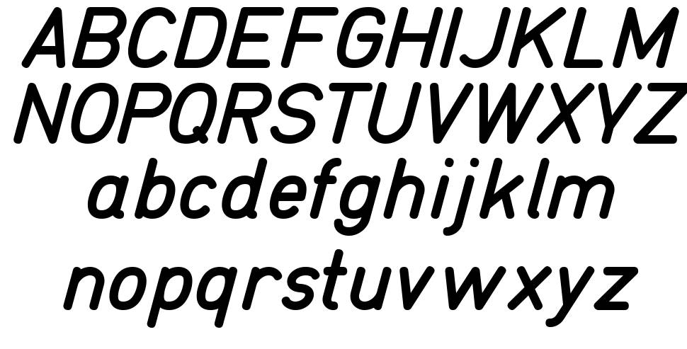 TGL 0-16 font specimens