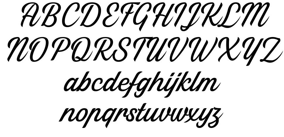 Thany font specimens