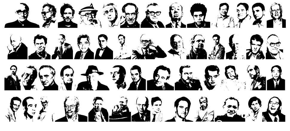 The 70 Greatest Directors of All Time шрифт Спецификация