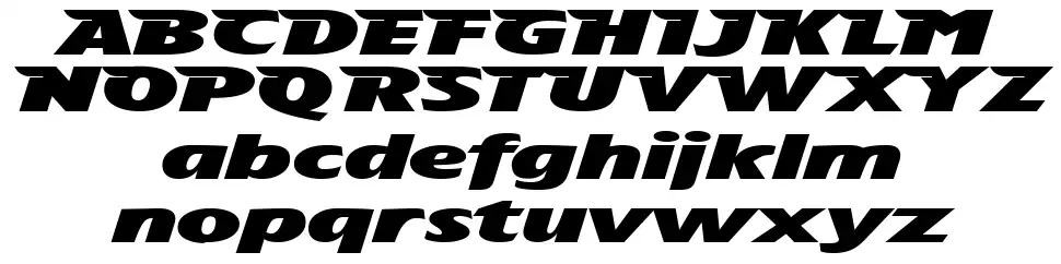 The Aeroplane flies highfont specimens