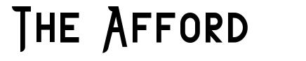 The Afford font