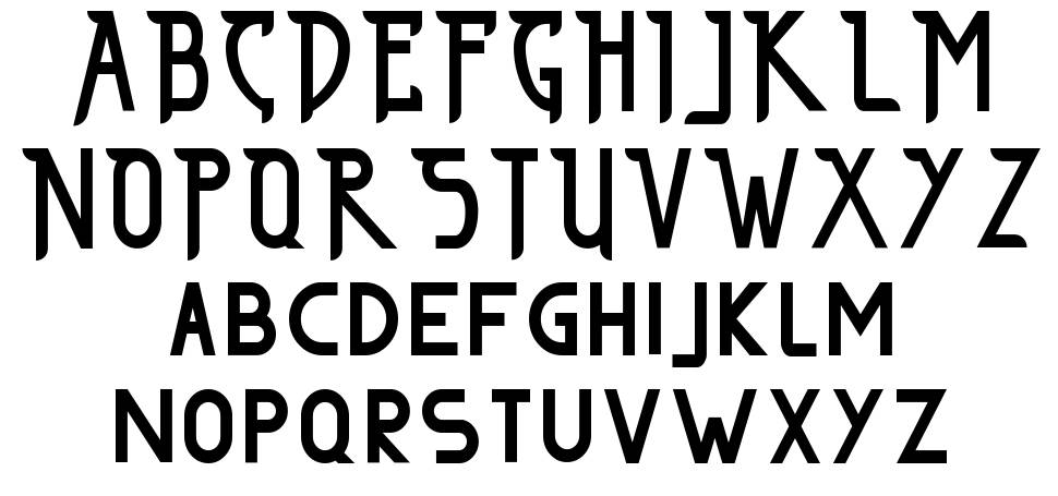 The Afford font Örnekler