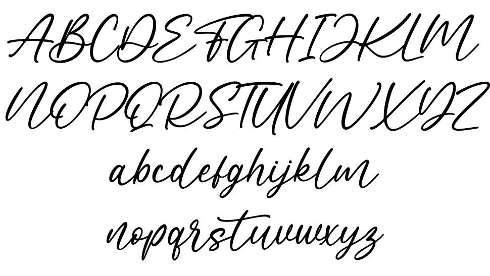 The Amaranth font Örnekler