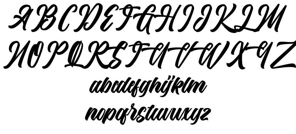 The Anthelope font specimens