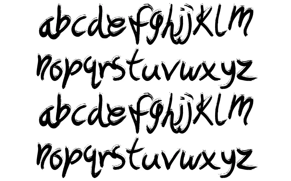 The Art Showfont specimens