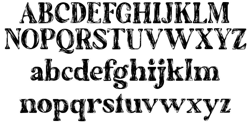 The Artisan Marker フォント 標本