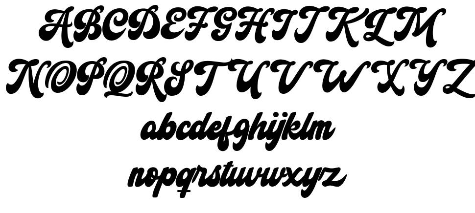 The Artmars Script フォント