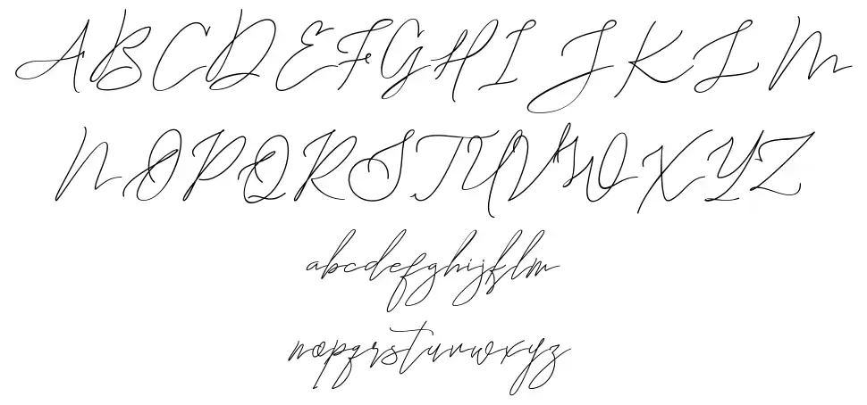 The Attentionfont specimens