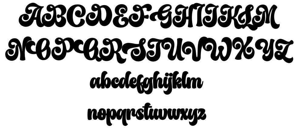 The Augusta 字形 标本