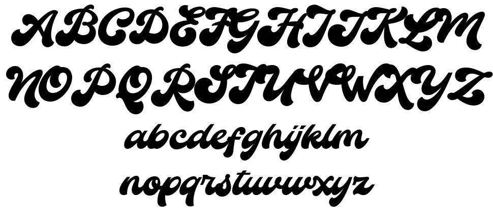 The Auratype font specimens