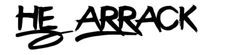 The Barrack шрифт