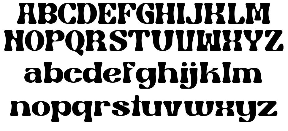 The Beatrik font specimens
