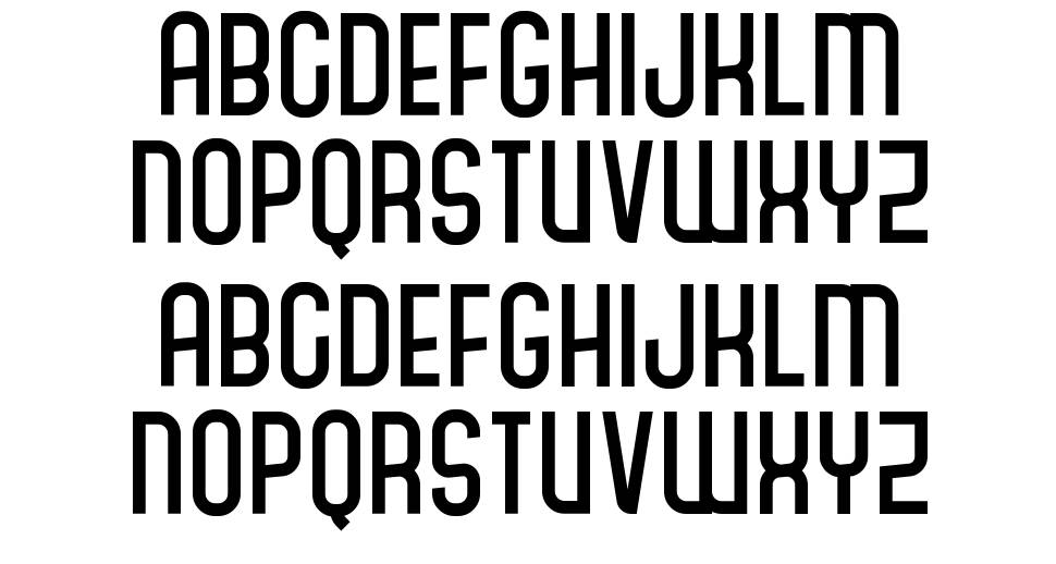 The Bewlay Br1 font specimens