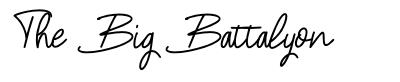 The Big Battalyon шрифт