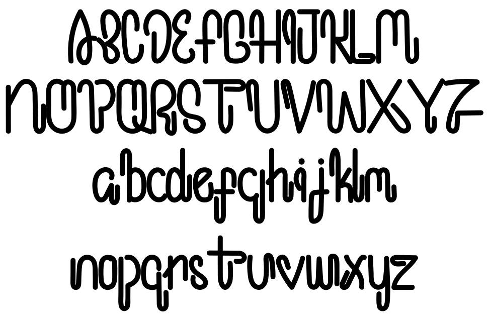 The Biggest Eyes font specimens