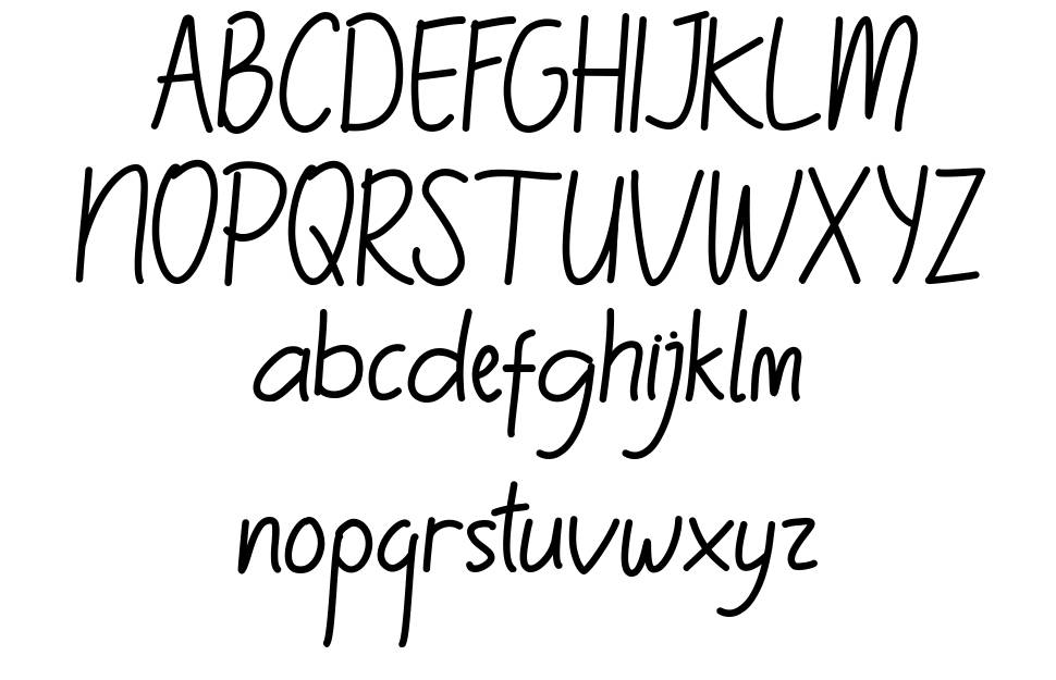 The Billie Monlly Sans font specimens