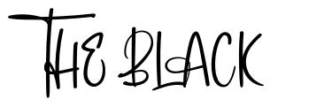 The Black шрифт