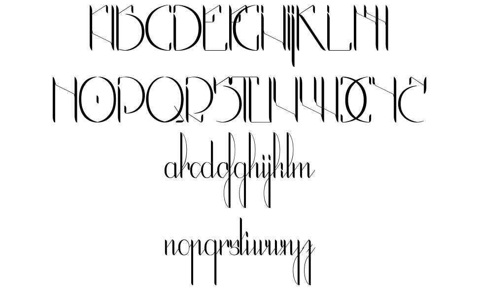 The Black Manba шрифт Спецификация