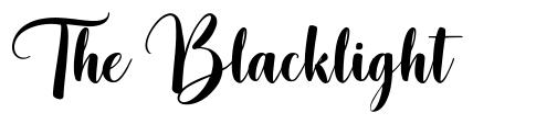 The Blacklight font
