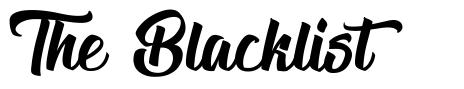 The Blacklist czcionka