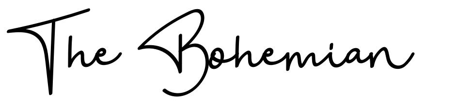 The Bohemian 字形