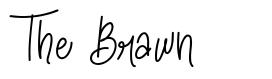 The Brawn шрифт