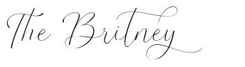 The Britney font