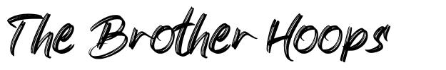 The Brother Hoops schriftart