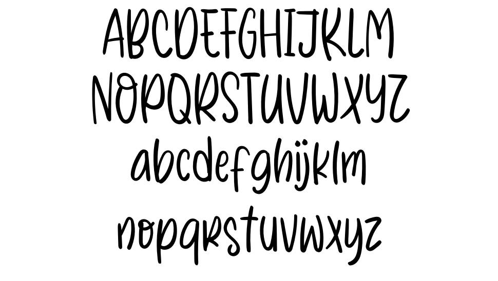 The Brown Dog font