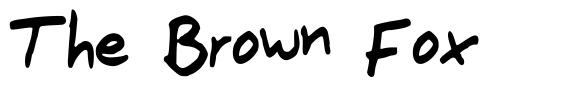 The Brown Fox font